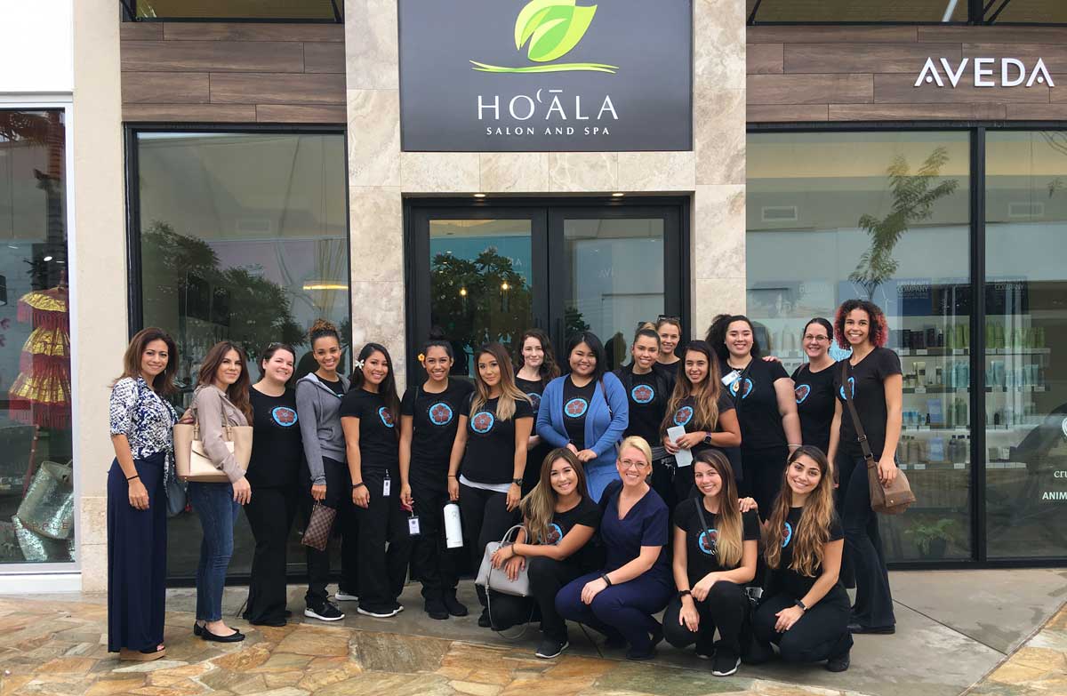 Industry field trip to Hoala Salon and Spa