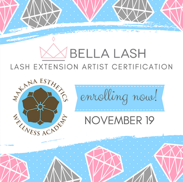 bella lash certification